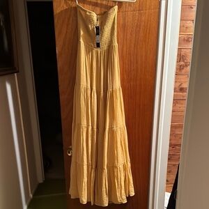 NWT sold out! Strapless Maxi Dress